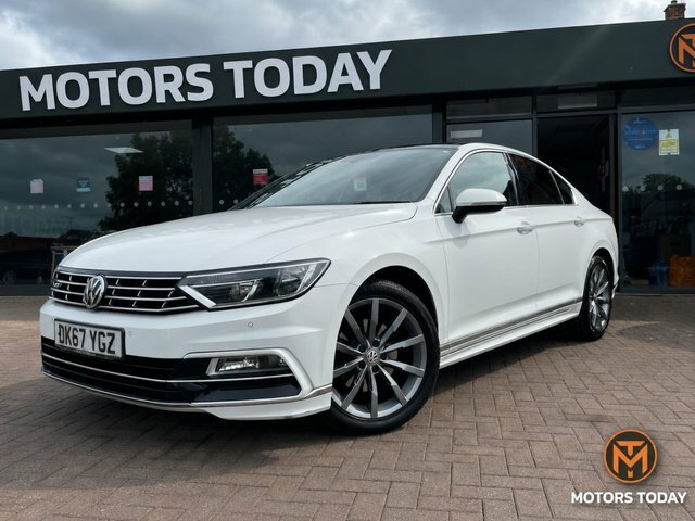 Volkswagen Passat 2017 2.0 Tdi R-line Saloon Euro White