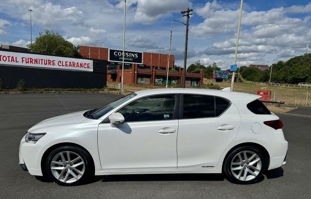 Lexus CT 1.8 200H F Sport E-cvt Euro 6 Ss White #7