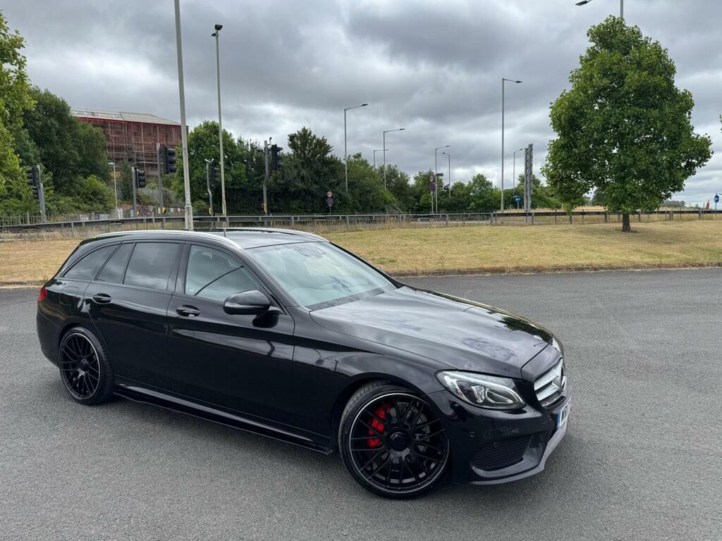Mercedes-Benz C Class 2.1 C220d Amg Line G-tronic Euro 6 Ss Black
