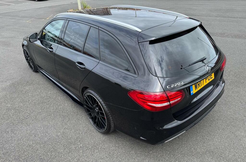 Mercedes-Benz C Class 2.1 C220d Amg Line G-tronic Euro 6 Ss Black #2