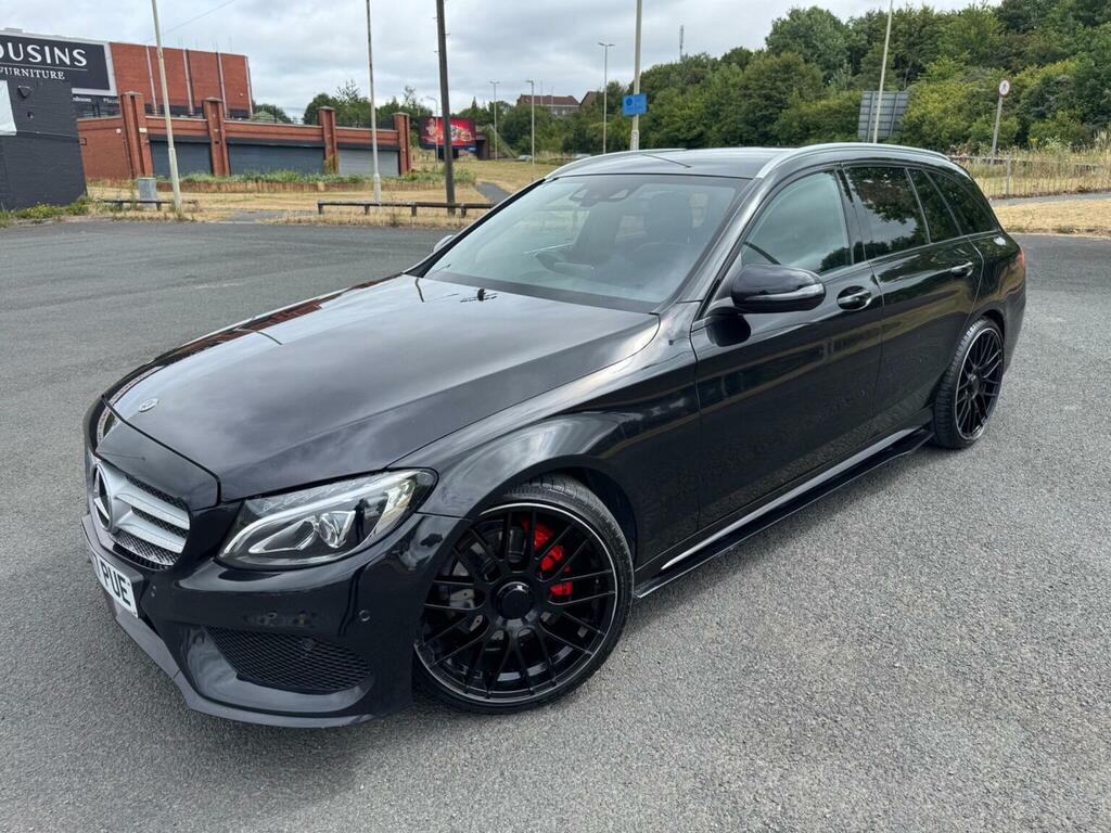 Mercedes-Benz C Class 2.1 C220d Amg Line G-tronic Euro 6 Ss Black #3