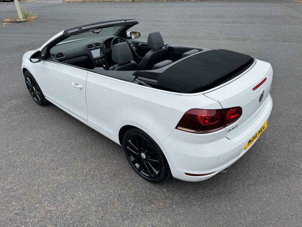 Volkswagen Golf Convertible 2.0 Tdi Bluemotion Tech Gt Cabriolet D MJ15XEC White #2