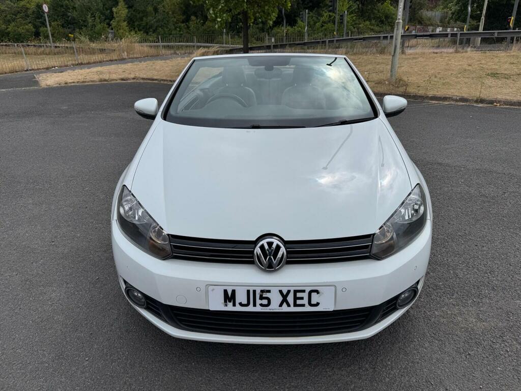 Volkswagen Golf Convertible 2.0 Tdi Bluemotion Tech Gt Cabriolet D MJ15XEC White #5