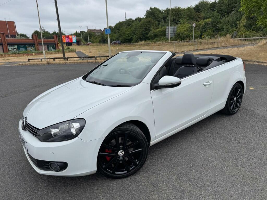 Volkswagen Golf Convertible 2.0 Tdi Bluemotion Tech Gt Cabriolet D MJ15XEC White #3