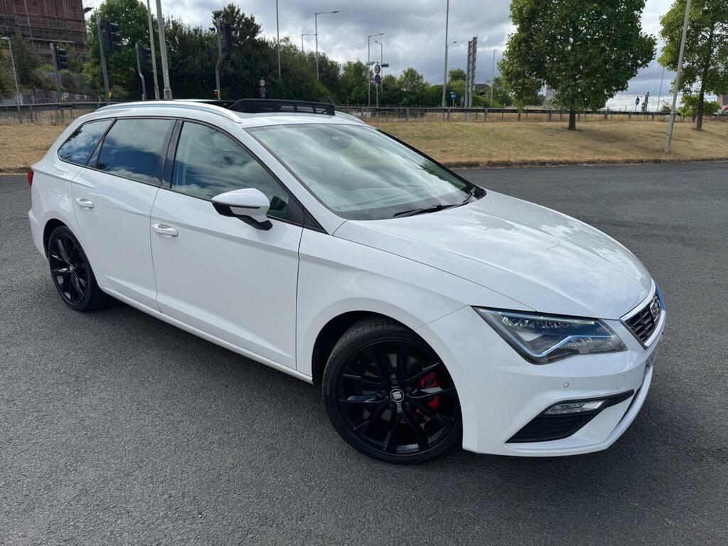 Seat Leon 2.0 Tdi Fr Technology St Euro 6 Ss White