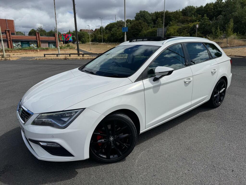 Seat Leon 2.0 Tdi Fr Technology St Euro 6 Ss White #3