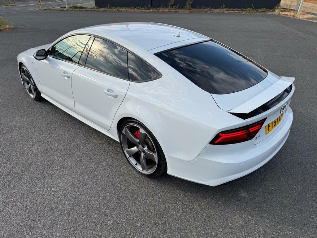 Audi A7 3.0 Tdi V6 Black Edition Sportback S Tronic Quattr White #2