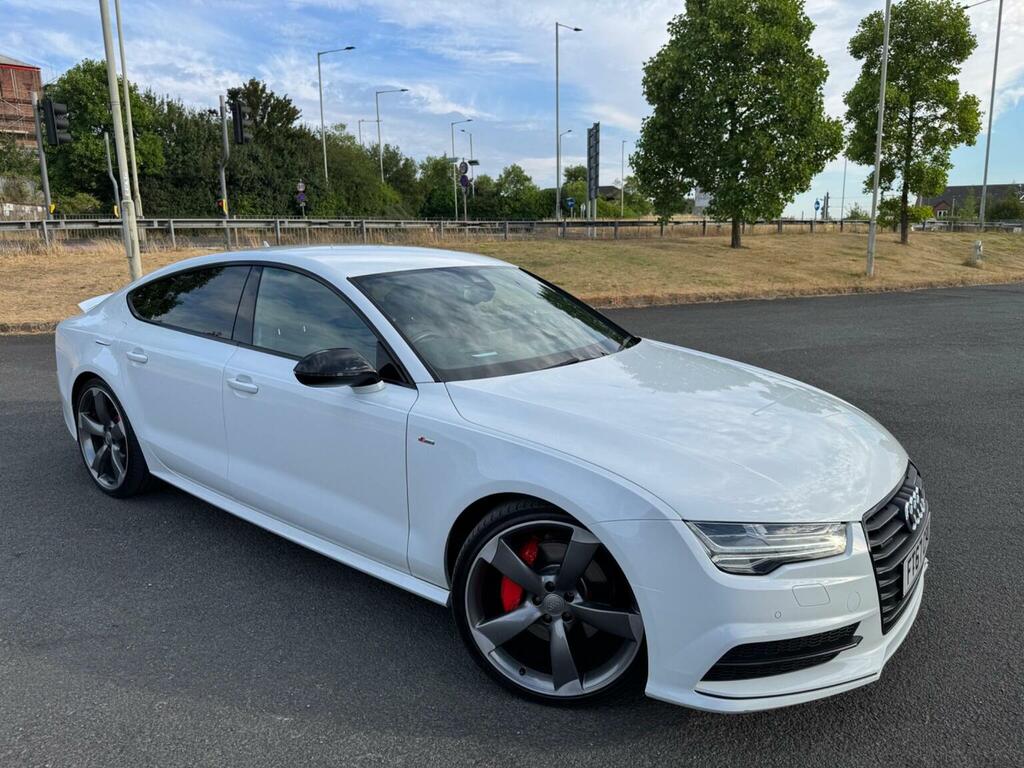 Audi A7 3.0 Tdi V6 Black Edition Sportback S Tronic Quattr White