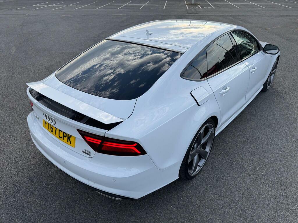 Audi A7 3.0 Tdi V6 Black Edition Sportback S Tronic Quattr White #4