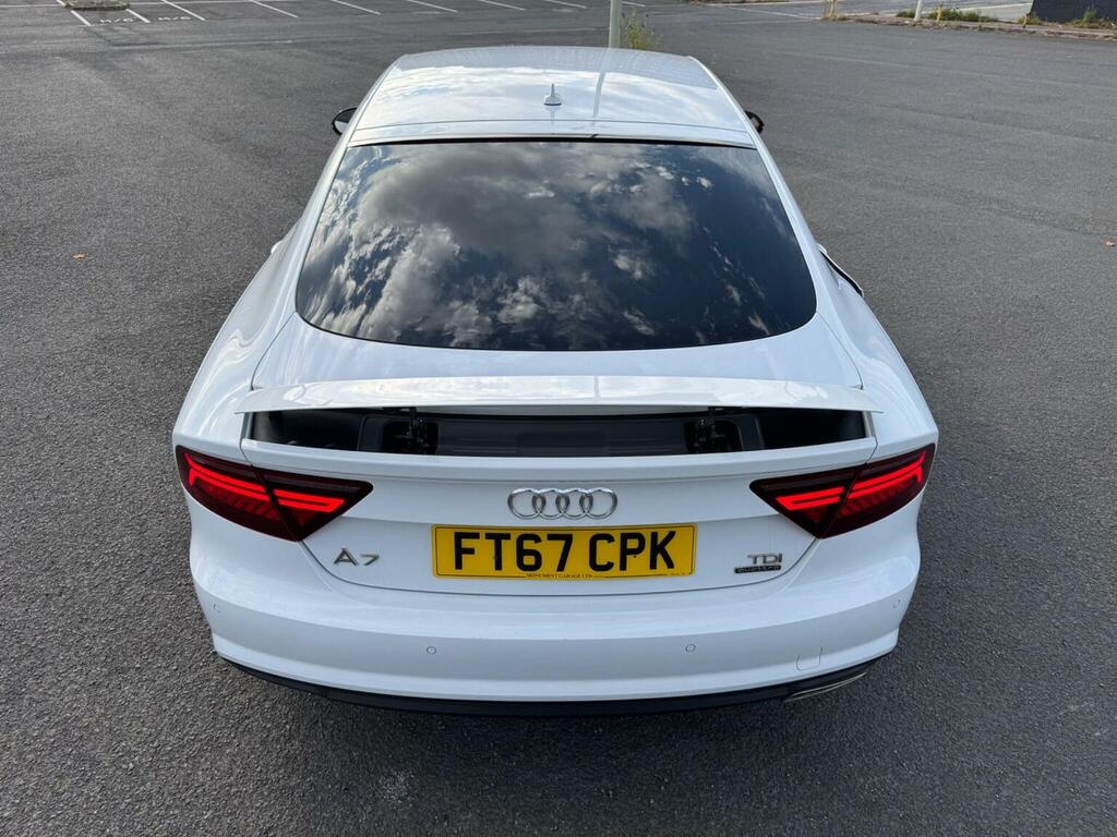 Audi A7 3.0 Tdi V6 Black Edition Sportback S Tronic Quattr White #6