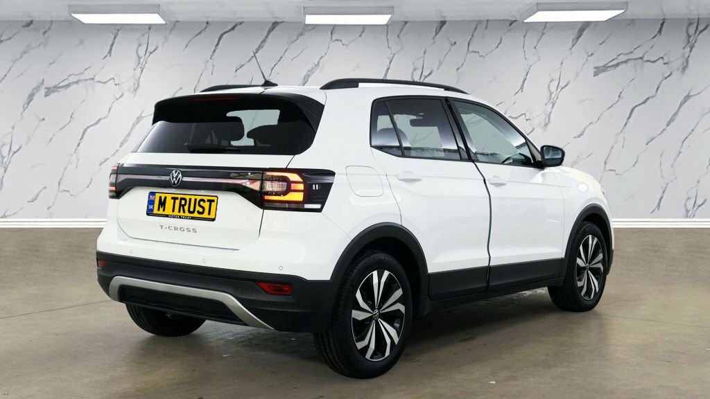 Volkswagen T-Cross 1L Black Edition White #4