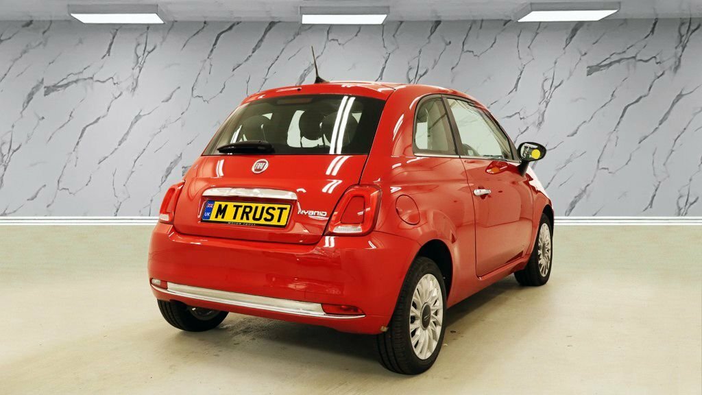 Fiat 500 Hatchback Red #3