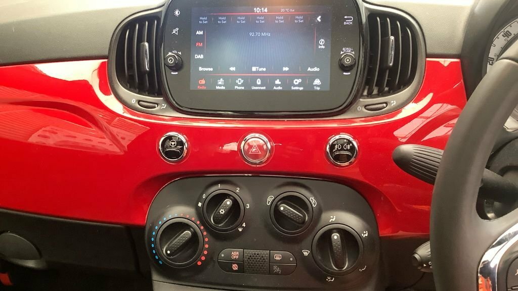 Fiat 500 Hatchback Red #6