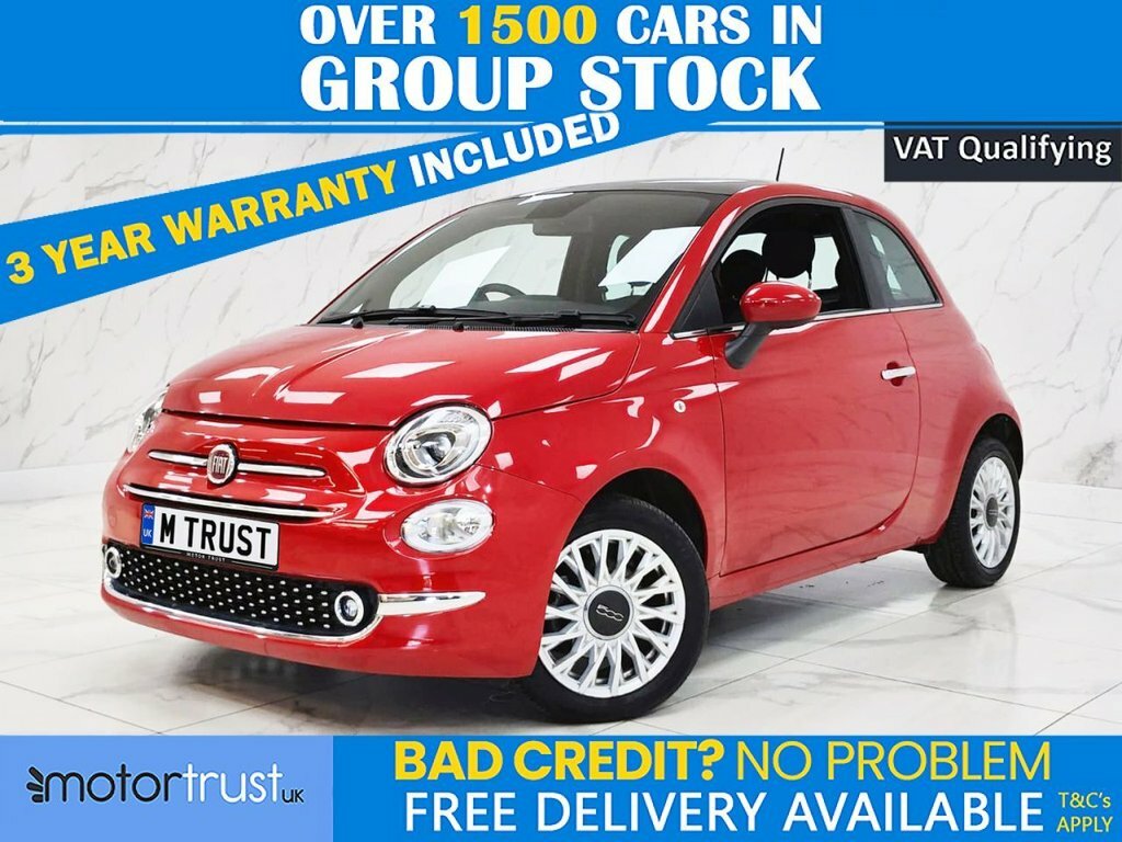 Fiat 500 Hatchback Red