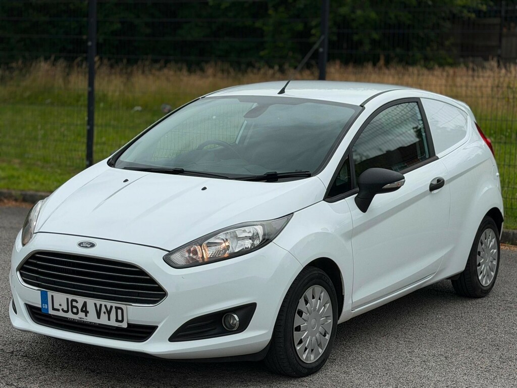 Ford Fiesta 1.6 Tdci Econetic II Panel Van White #5