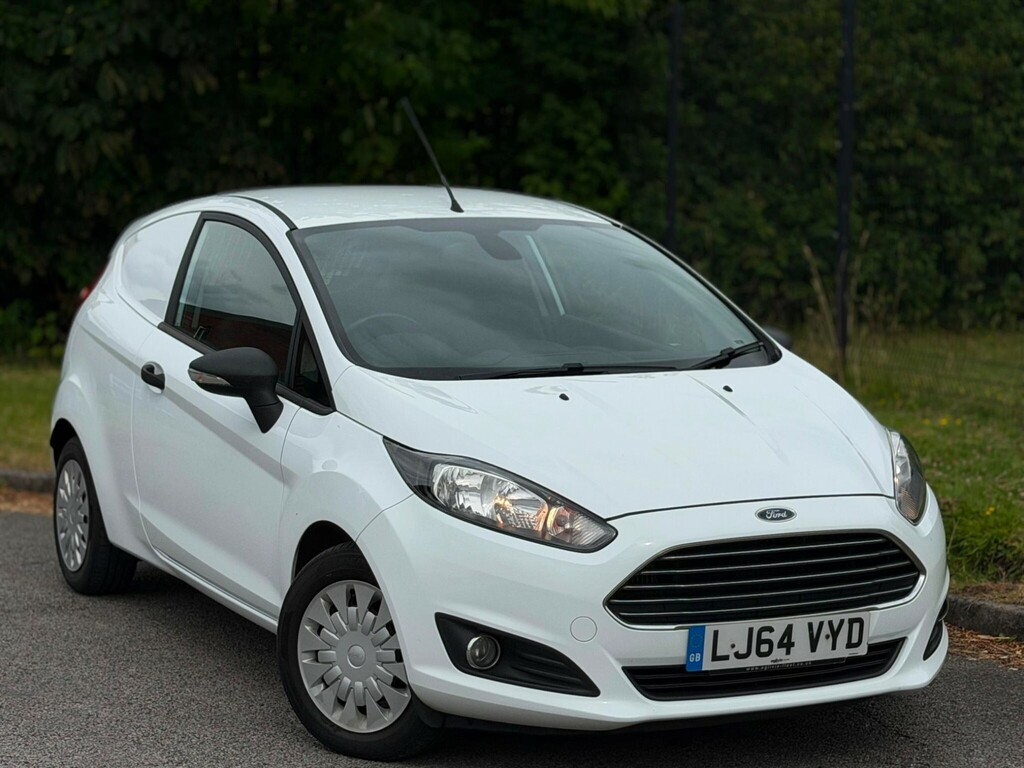 Ford Fiesta 1.6 Tdci Econetic II Panel Van White #2