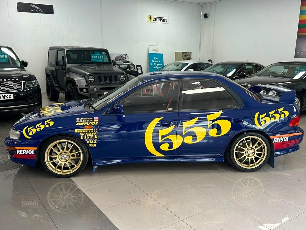 Subaru WRX STI Saloon Blue #2