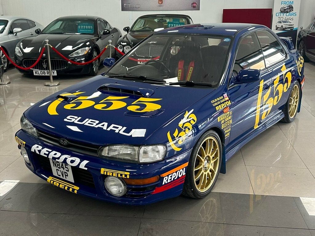 Subaru WRX STI Saloon Blue #4