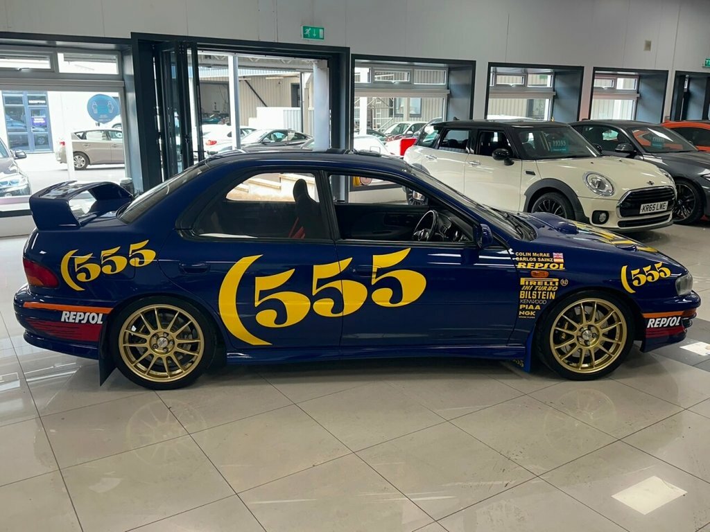 Subaru WRX STI Saloon Blue #3