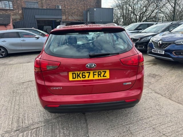 Kia Ceed 1.6 Crdi 1 Sportswagon Euro 6 Ss DK67FRZ Red #5
