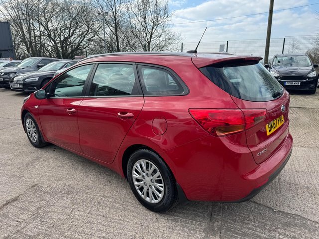 Kia Ceed 1.6 Crdi 1 Sportswagon Euro 6 Ss DK67FRZ Red #6