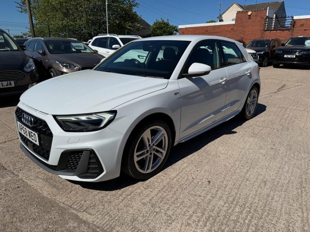 Audi A1 1.0 Tfsi 30 S Line Sportback Euro 6 Ss AP68WEO White #3