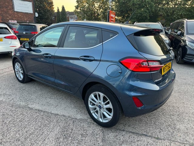 Ford Fiesta 1.0T Ecoboost Mhev Titanium Euro 6 Ss WU73SXL Blue #4