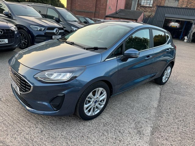 Ford Fiesta 1.0T Ecoboost Mhev Titanium Euro 6 Ss WU73SXL Blue #3