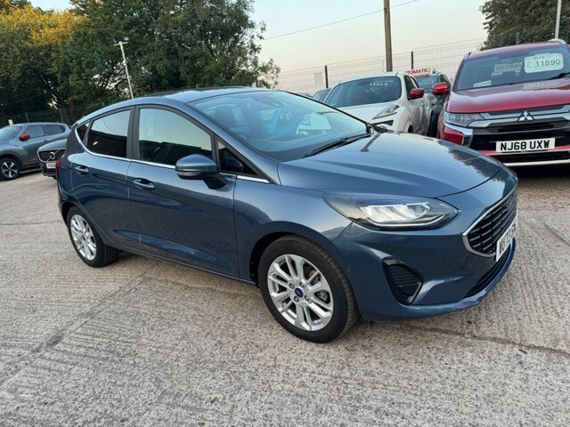Ford Fiesta 1.0T Ecoboost Mhev Titanium Euro 6 Ss WU73SXL Blue
