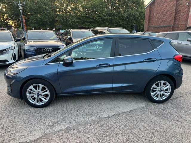 Ford Fiesta 1.0T Ecoboost Mhev Titanium Euro 6 Ss WU73SXL Blue #5