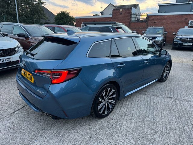 Toyota Corolla 2.0 Vvt-h Design Touring Sports Cvt Euro 6 Ss 5 Blue #4
