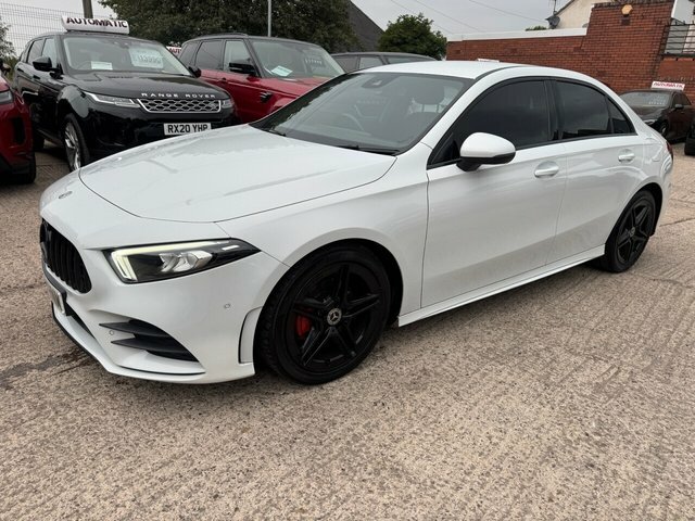 Mercedes-Benz A Class 1.5 A180d Amg Line Executive Saloon 7 GY69HNM White #3