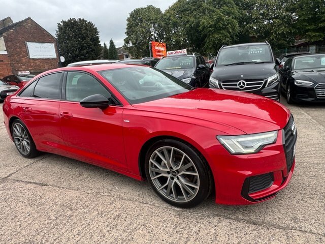 Audi A6 Saloon 2.0 Tfsi 40 Black Edition Saloon S Tron Red
