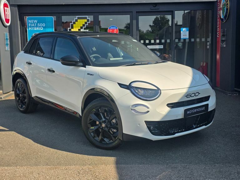 Fiat 600 1.2 Hybrid 48V 145 Sport Edct-6 White