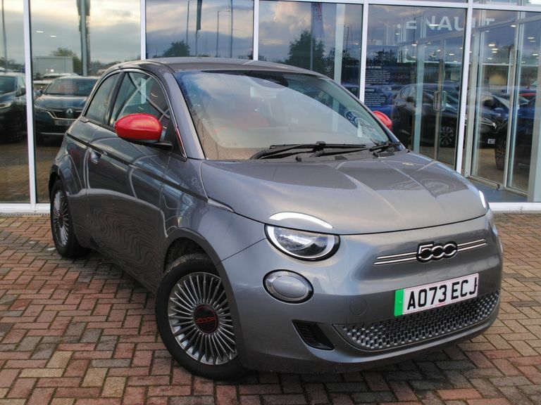 Fiat 500 87Kw Red 42Kwh Grey