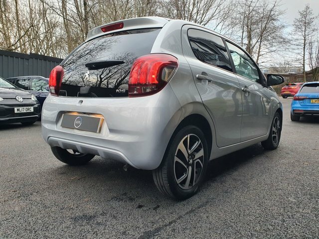 Peugeot 108 1.2 Vti Puretech Allure Hatchback Manua Silver #5