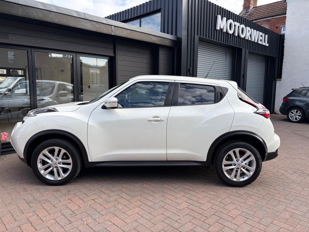 Nissan Juke 1.5 Dci N-connecta Euro 6 Ss White #4