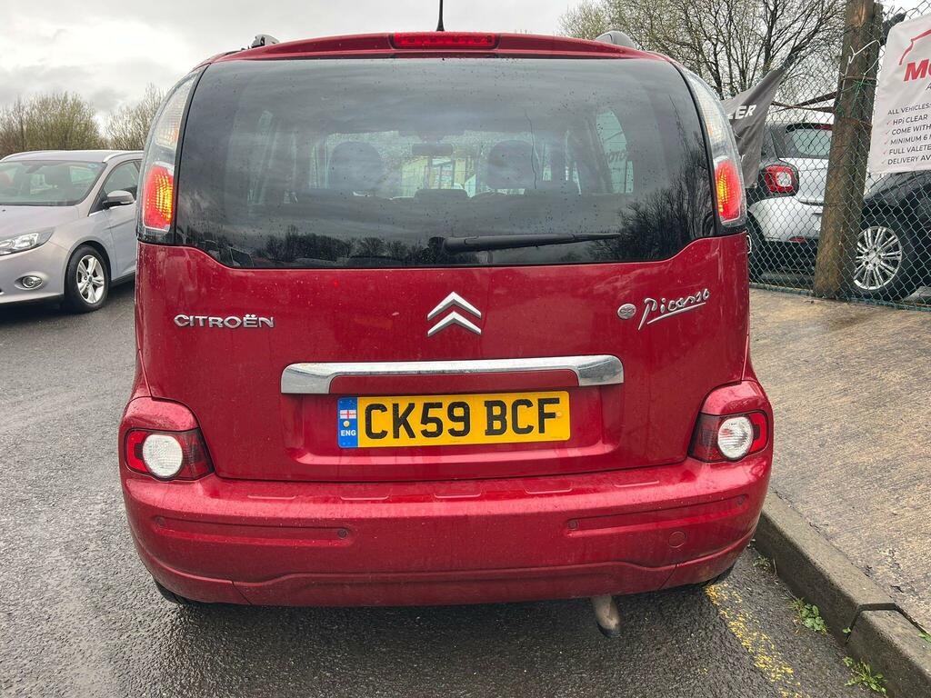 Citroen C3 Picasso 1.6 Hdi Exclusive Euro 4 CK59BCF Red #4