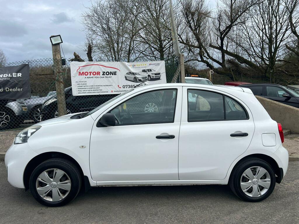 Nissan Micra 1.2 Visia Euro 5 FX14VLN White #4
