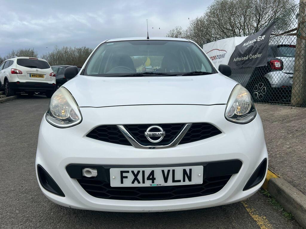 Nissan Micra 1.2 Visia Euro 5 FX14VLN White #2