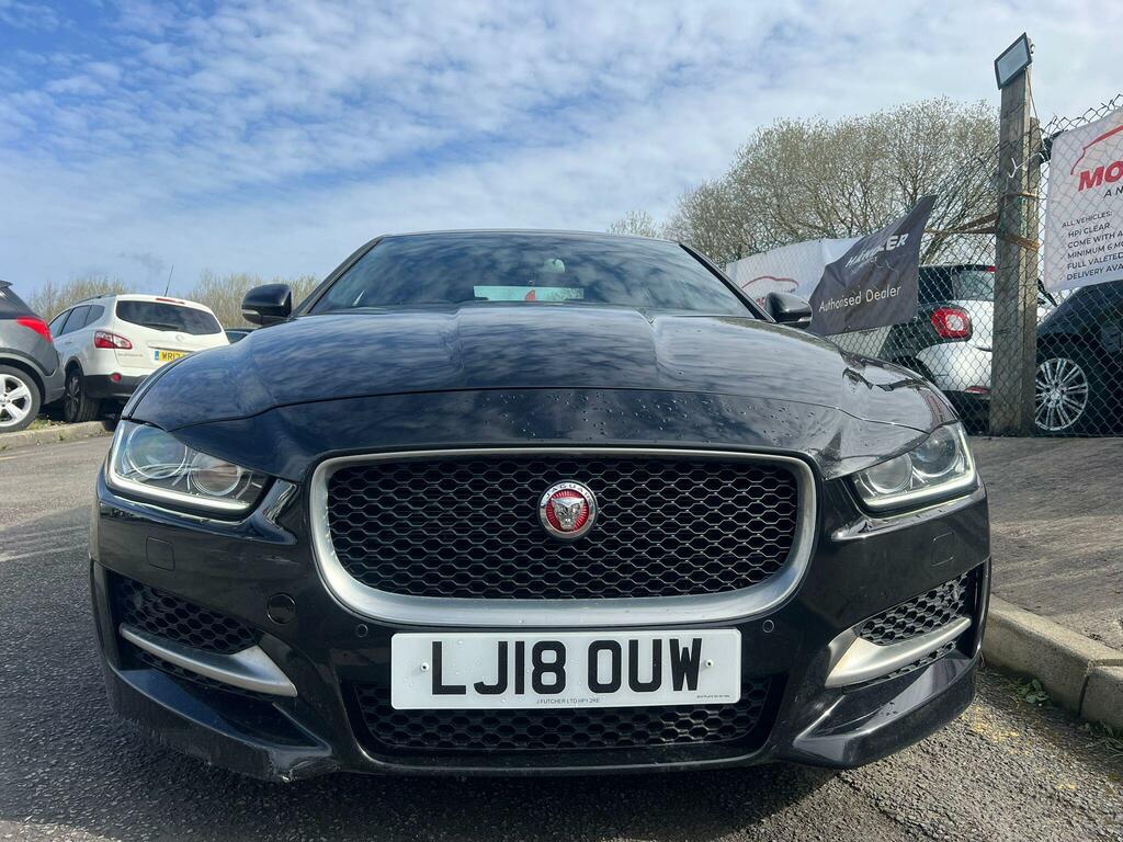 Jaguar XE 2.0D R-sport Euro 6 Ss LJ18OUW Black #2