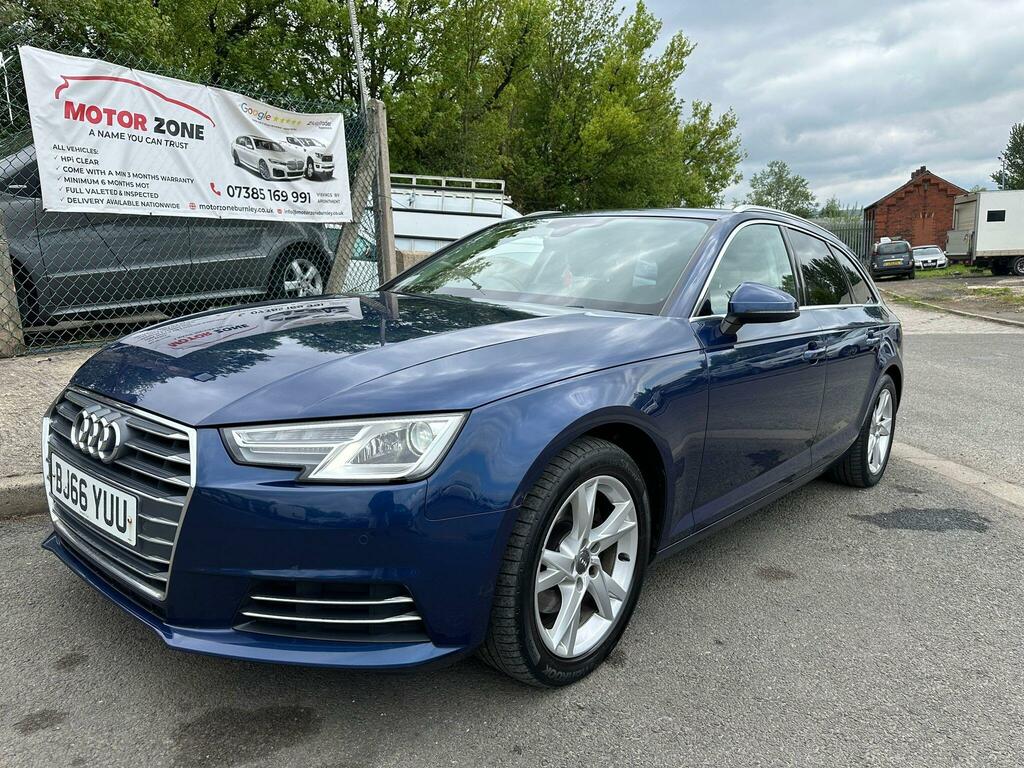 Audi A4 Avant 2.0 Tdi Ultra Sport S Tronic Euro 6 Ss BJ66YUU Blue #3