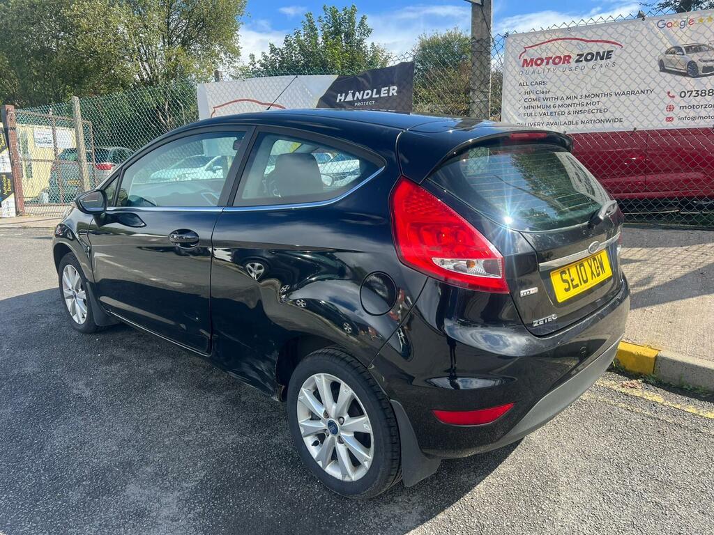 Ford Fiesta 1.4 Tdci Zetec SL10XDW Black #4