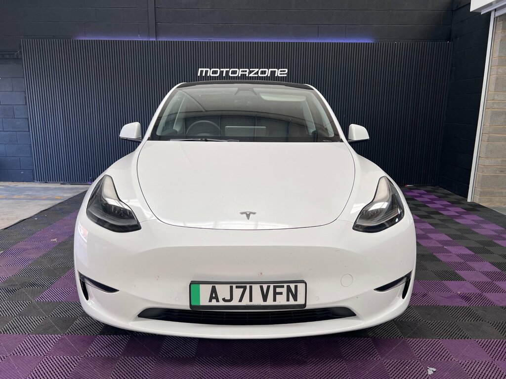 Tesla Model Y Dual Motor Long Range Suv 4Wde White #4