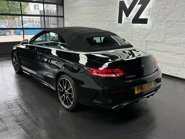 Mercedes-Benz C Class 2.0 C220d Amg Line Premium Cabriolet Black #4