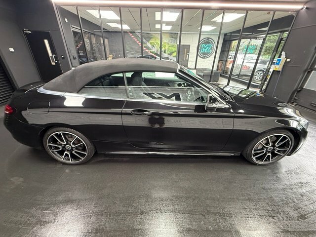 Mercedes-Benz C Class 2.0 C220d Amg Line Premium Cabriolet Black #6