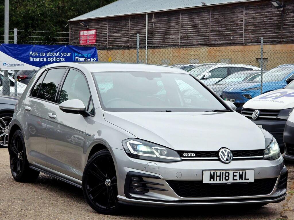 Volkswagen Golf Hatchback 2.0 Tdi Gtd Dsg Euro 6 Ss 20181 MH18EWL Silver