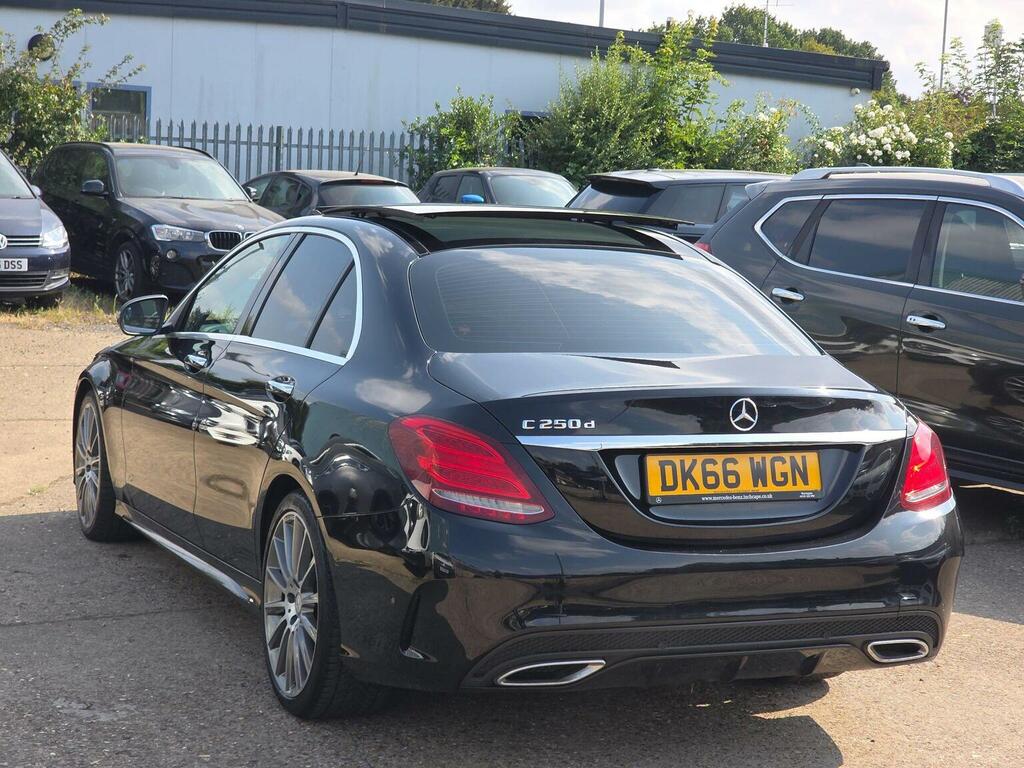 Mercedes-Benz C Class 2.1 C250d Amg Line Premium Plus 7G-tronic Euro Black #2