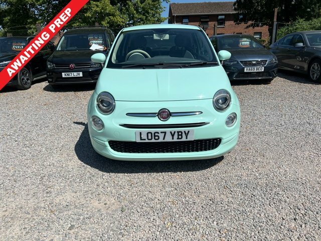Fiat 500 1.2 Eco Pop Star Hatchback Euro LO67YBY Green #2