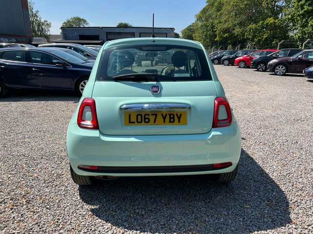 Fiat 500 1.2 Eco Pop Star Hatchback Euro LO67YBY Green #6